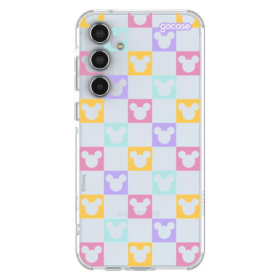 Capinha para celular  Mickey - Xadrez Com Rostinhos