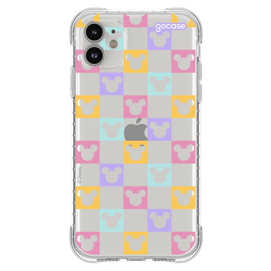 Capinha para celular  Mickey - Xadrez Com Rostinhos