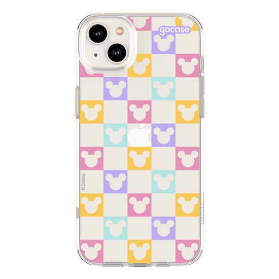 Capinha para celular  Mickey - Xadrez Com Rostinhos Personalizável