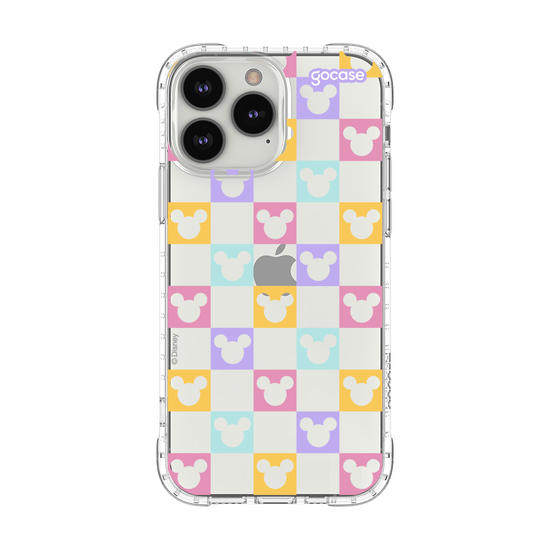 Capinha para celular  Mickey - Xadrez Com Rostinhos Personalizável