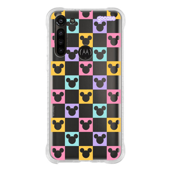 Capinha para celular  Mickey - Xadrez Com Rostinhos Personalizável