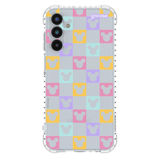 Capinha para celular  Mickey - Xadrez Com Rostinhos Personalizável