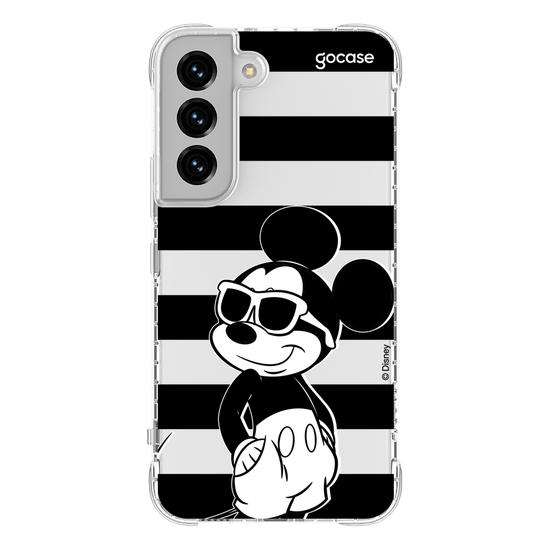 Mickey Mouse - Listras Preto e Branco  Mickey Mouse - Listras Preto e Branco