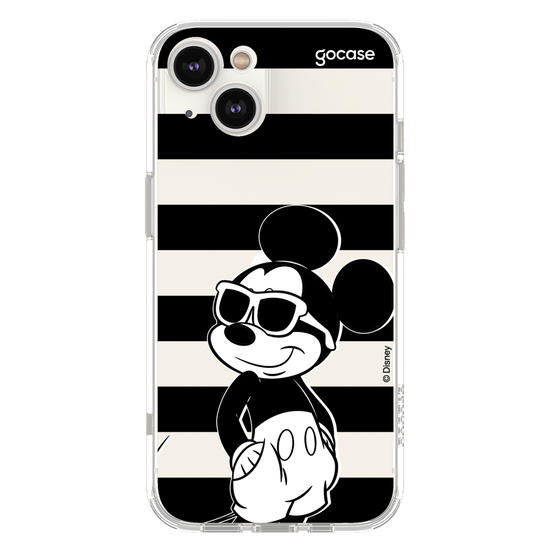  Mickey Mouse - Listras Preto e Branco