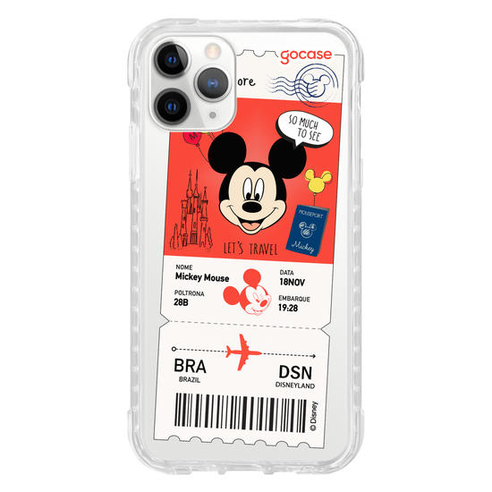Capinha para celular  Mickey - Passagem de Avião