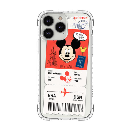 Capinha para celular  Mickey - Passagem de Avião