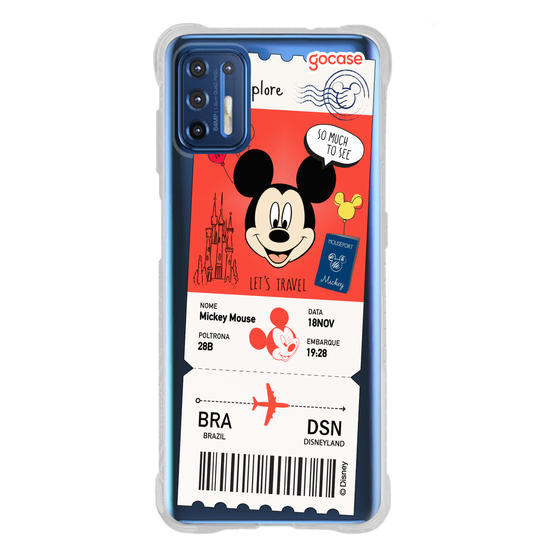 Capinha para celular  Mickey - Passagem de Avião