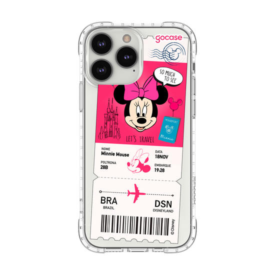 Capinha para celular  Minnie - Passagem de Avião