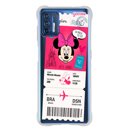 Capinha para celular  Minnie - Passagem de Avião