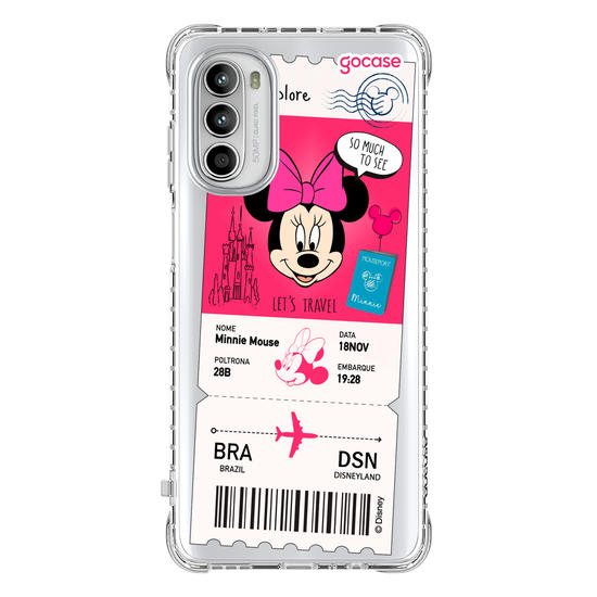 Capinha para celular  Minnie - Passagem de Avião