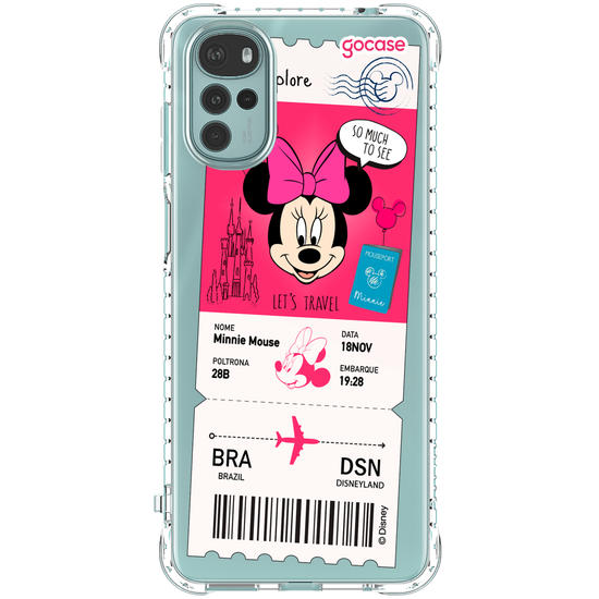 Capinha para celular  Minnie - Passagem de Avião