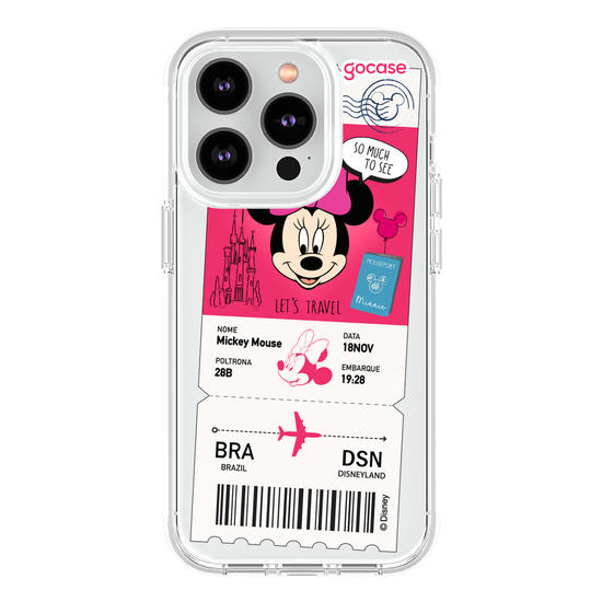 Capinha para celular  Minnie - Passagem de Avião
