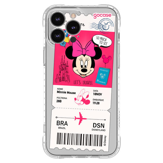 Capinha para celular  Minnie - Passagem de Avião