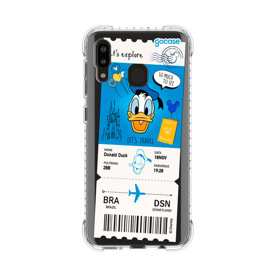 Capinha para celular  Donald - Passagem de Avião