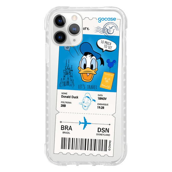 Capinha para celular  Donald - Passagem de Avião
