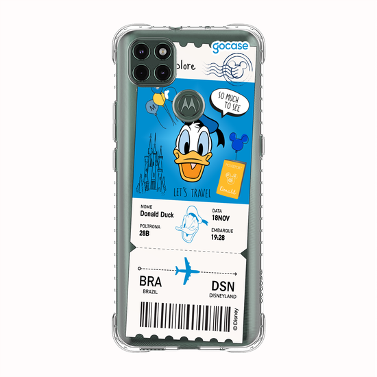 Capinha para celular  Donald - Passagem de Avião