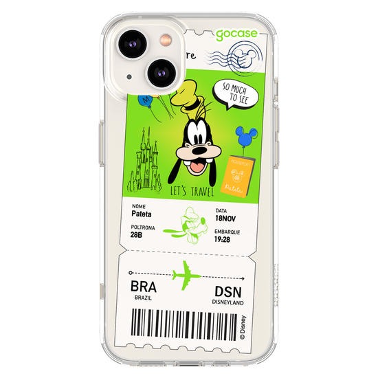 Capinha para celular  Pateta - Passagem de Avião