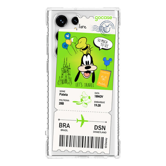 Capinha para celular  Pateta - Passagem de Avião