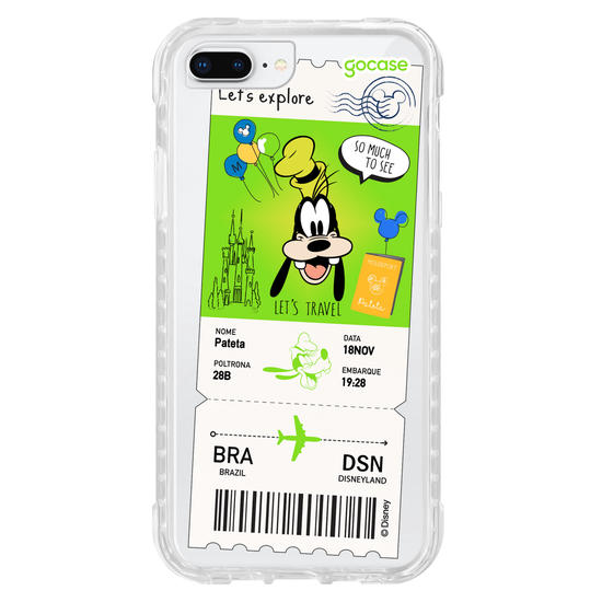 Capinha para celular  Pateta - Passagem de Avião