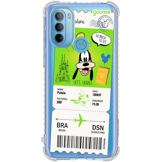 Capinha para celular  Pateta - Passagem de Avião