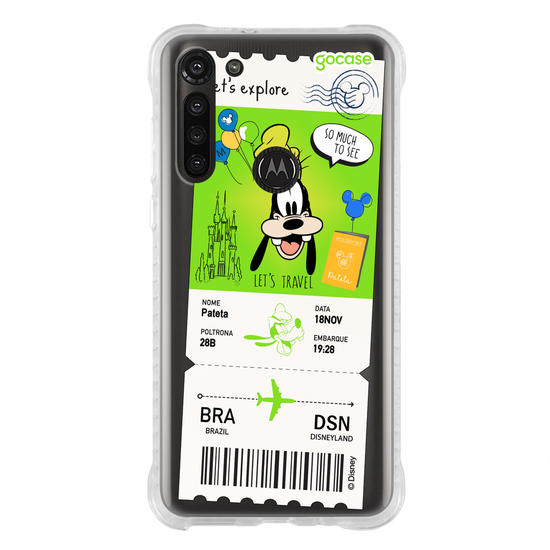 Capinha para celular  Pateta - Passagem de Avião