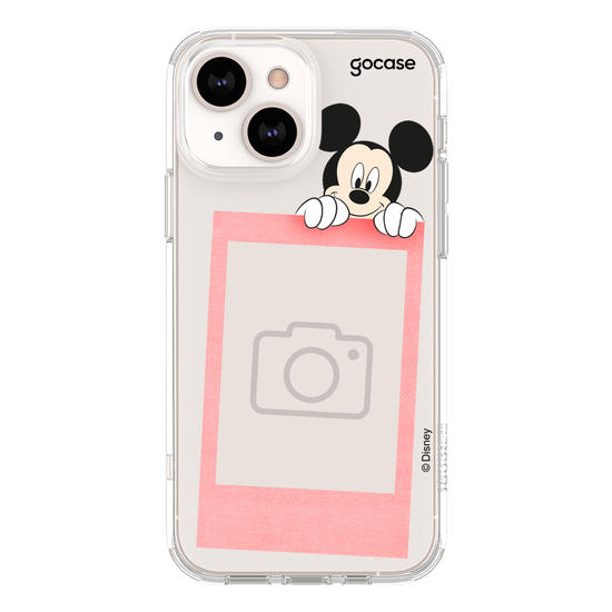 Capinha para celular  Mickey e Minnie - Polaroid