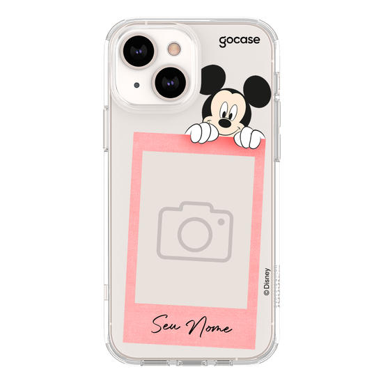 Capinha para celular Mickey e Minnie - Polaroid