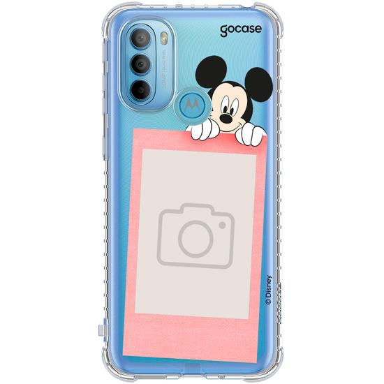 Capinha para celular  Mickey e Minnie - Polaroid