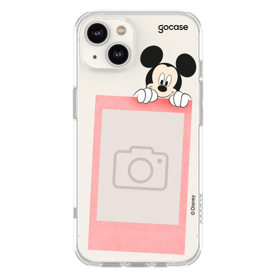 Capinha para celular  Mickey e Minnie - Polaroid