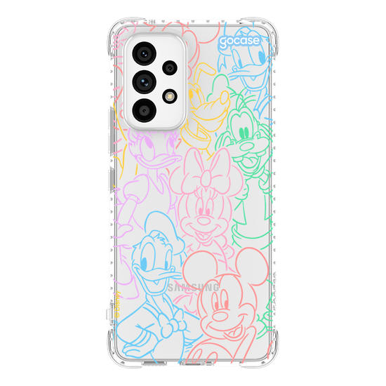 Capinha para celular  Turma do Mickey - Rostinhos Rainbow