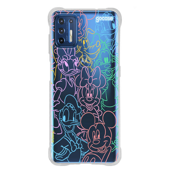 Capinha para celular  Turma do Mickey - Rostinhos Rainbow