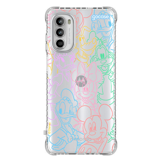 Capinha para celular  Turma do Mickey - Rostinhos Rainbow