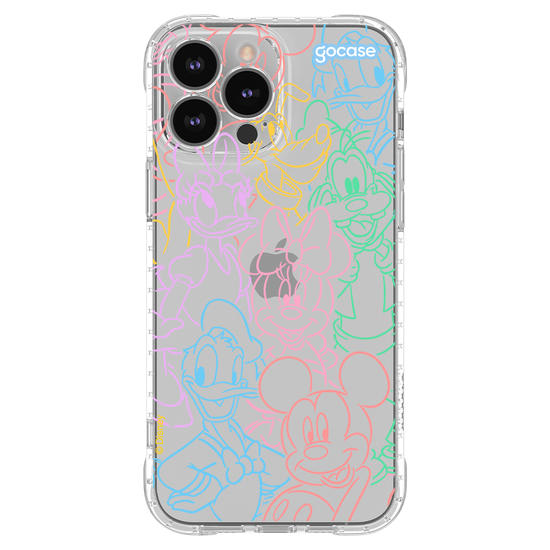 Capinha para celular  Turma do Mickey - Rostinhos Rainbow
