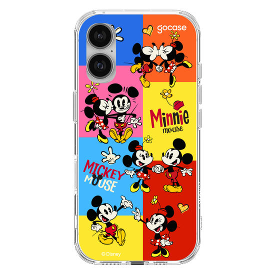 Capinha para celular  Mickey e Minnie - Smash Kiss