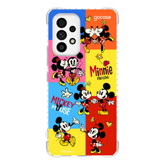 Capinha para celular  Mickey e Minnie - Smash Kiss