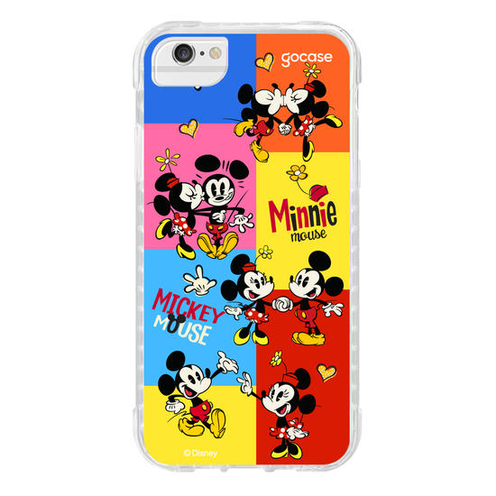 Capinha para celular  Mickey e Minnie - Smash Kiss