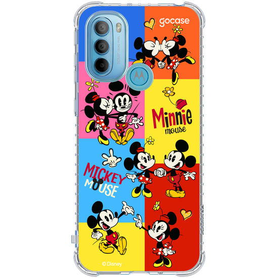 Capinha para celular  Mickey e Minnie - Smash Kiss