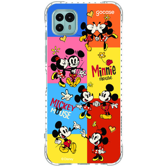 Capinha para celular  Mickey e Minnie - Smash Kiss