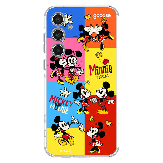 Capinha para celular  Mickey e Minnie - Smash Kiss