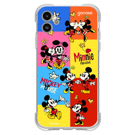 Capinha para celular  Mickey e Minnie - Smash Kiss