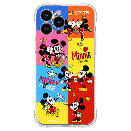 Capinha para celular  Mickey e Minnie - Smash Kiss