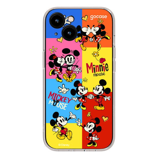 Capinha para celular  Mickey e Minnie - Smash Kiss