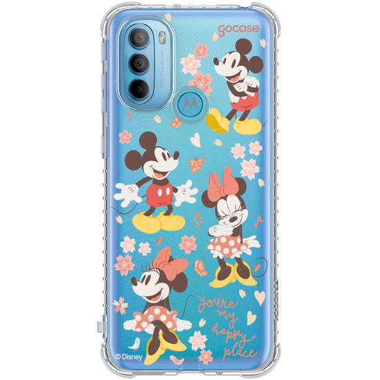 Capinha para celular  Mickey e Minnie - Delicate