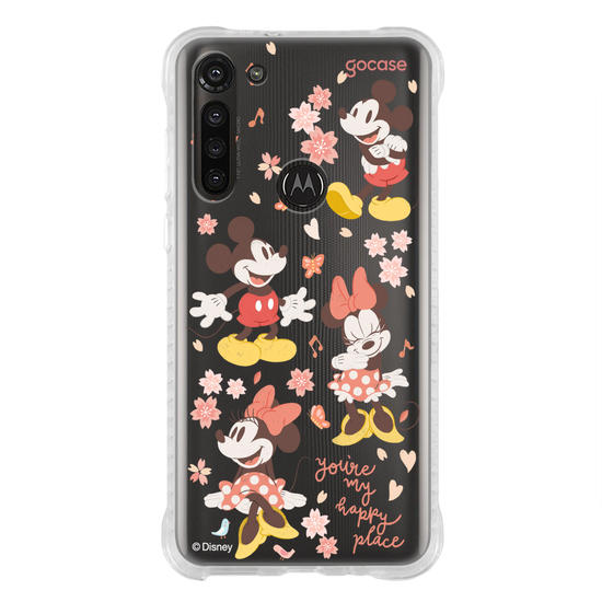 Capinha para celular  Mickey e Minnie - Delicate