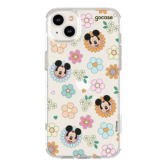 Capinha para celular  Mickey Floral 70s