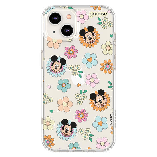 Capinha para celular  Mickey Floral 70s