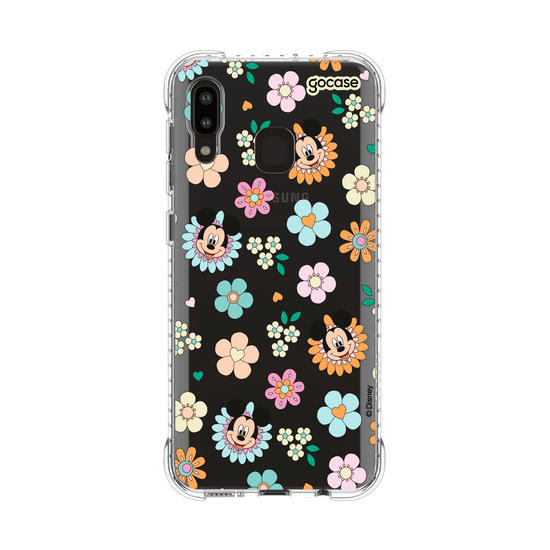 Capinha para celular  Mickey Floral 70s