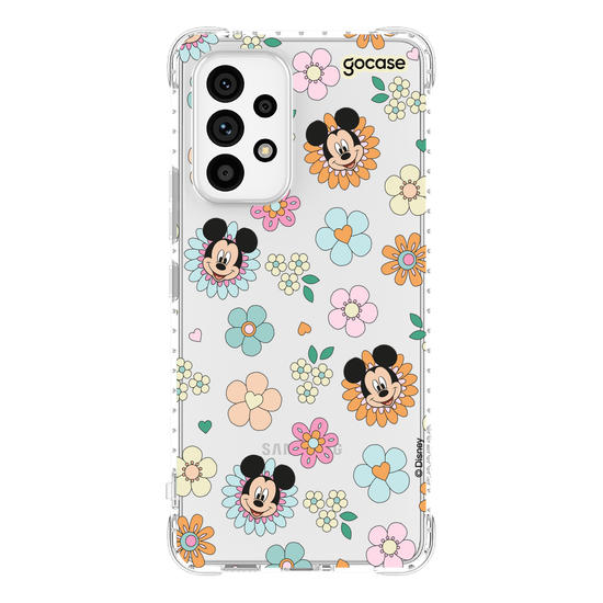 Capinha para celular  Mickey Floral 70s