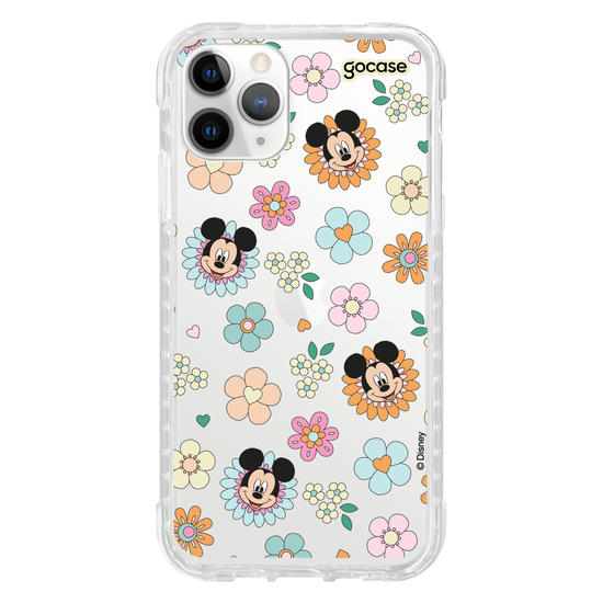 Capinha para celular  Mickey Floral 70s