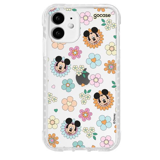 Capinha para celular  Mickey Floral 70s
